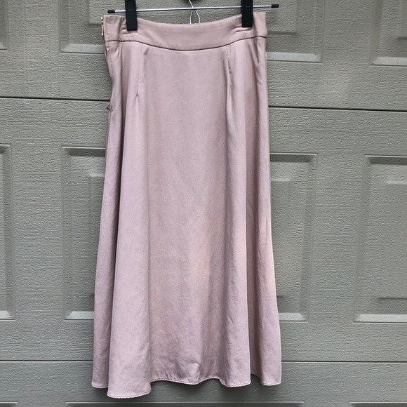 NWT J. Crew Blush Waterfall Midi Skirt in Tencel - Picture 6 of 8